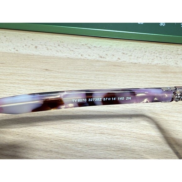 Tory Burch TY6070 32738Z 57 Rose Gold/Light Brown Gradient Mirror Sunglasses - Picture 11 of 14